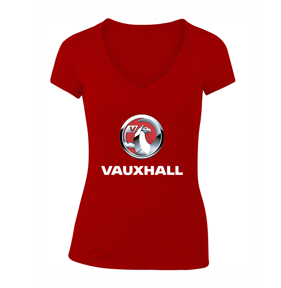 Women's Vauxcall motors V-Neck T-Shirt